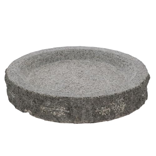 Rivanto® Vogeltränke Granit rund Ø37 cm Vogelbad Futterschale von Rivanto