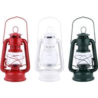 Rivanto® Windlicht Laterne aus Metall, 15 x 11,5 x H24 cm, Glas-Korpus, Terrassen Beleuchtung im Öl-Lampen Design von Rivanto