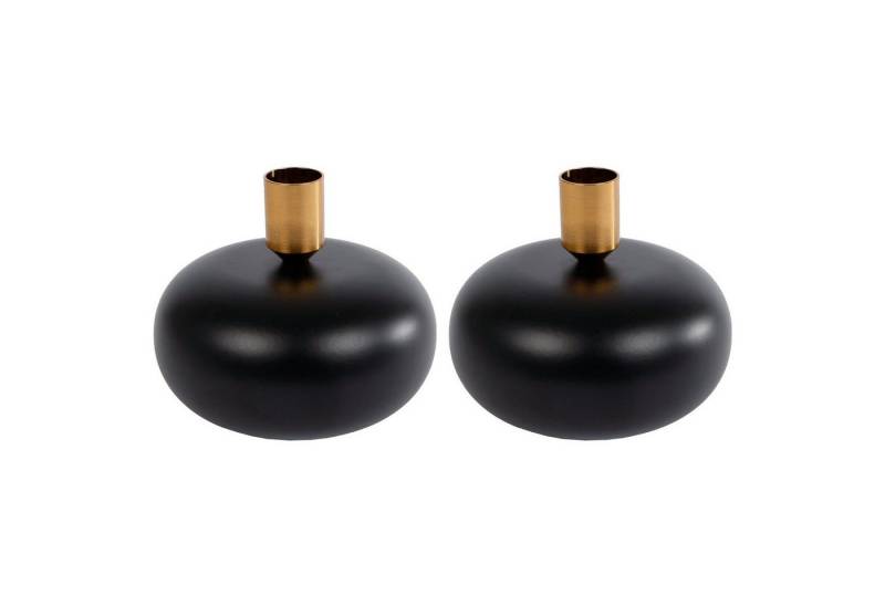 Rivanto Kerzenhalter Maya (Set, 2 St), Kerzenständer "Maya Kugel“, Metall-Kerzenständer für Kerzen Ø 2.1 cm von Rivanto