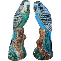 Wellensittich Salz Und Pfefferstreuer Blau Grün Menage Wellensittich Salz Und Pfefferstreuer Blau Grün Menage von RiverbankArt