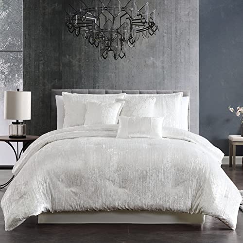 Riverbrook Home Turin Bettdecken-Set, Kingsize, Weiß, 7-teilig von Riverbrook Home
