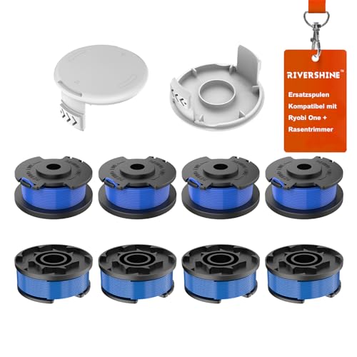 RIVERSHINE AC14RL3A Spule ist kompatibel mit Ryobi One+ 18V, 24V und 40V Rasenmähern und die 11ft 0.065 Autofeed Schnur ist kompatibel mit Ryobi Rasenmähern von Rivershine