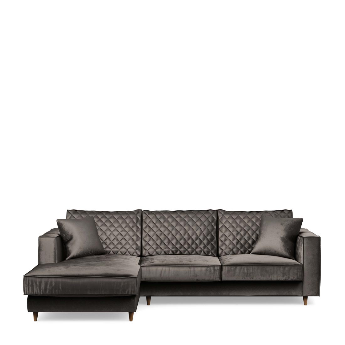 Chaise Longue Bank Links Kendall, Grimaldi Grey von Rivièra Maison