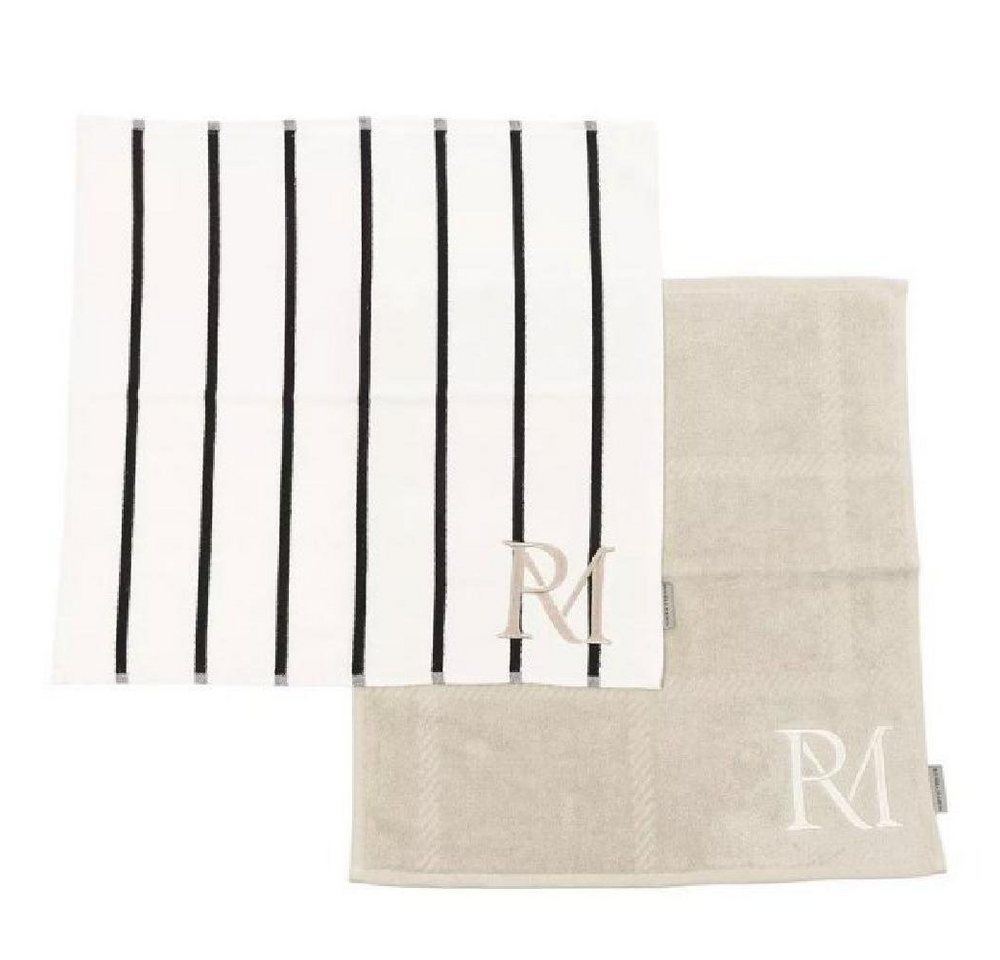 Rivièra Maison Badetücher Gästehandtücher Stripes & Check Kitchen Towel (2-teilig) von Rivièra Maison