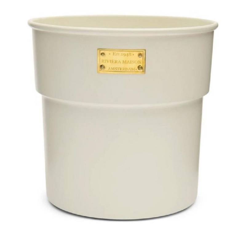 Rivièra Maison Blumentopf Blumentopf RM City Loft Flower Pot Weiß (24cm) von Rivièra Maison