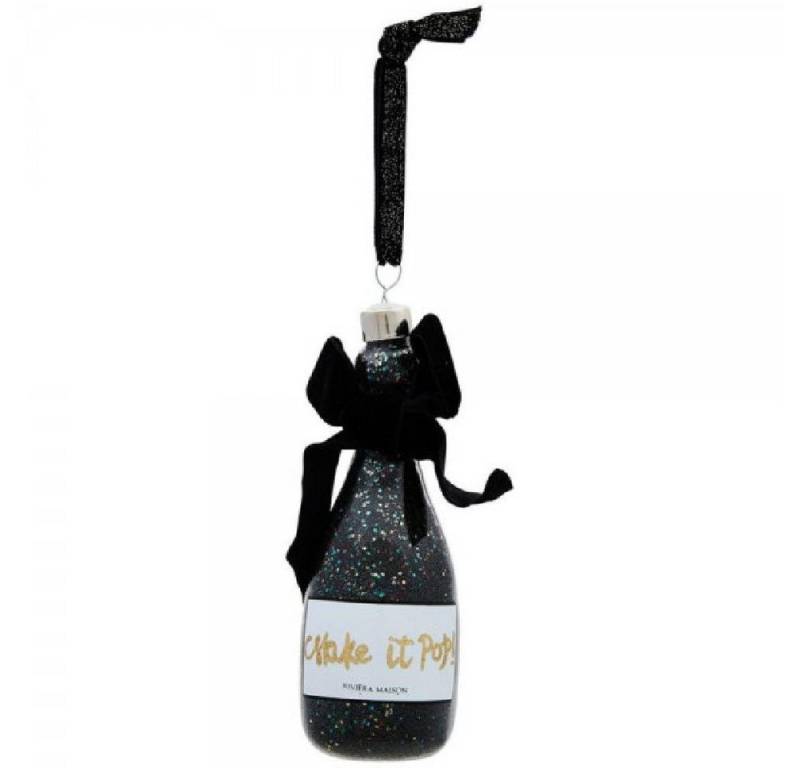 Rivièra Maison Christbaumschmuck Christbaumschmuck Make It Pop Schwarz (14cm) von Rivièra Maison