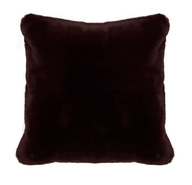 Rivièra Maison Dekoobjekt Kissenhülle Faux Fur Dark Red (50x50cm) von Rivièra Maison