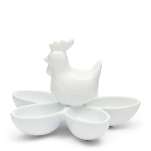 Rivièra Maison - Eierhalter Paaskip, Weiß, Keramik von Riviera Maison