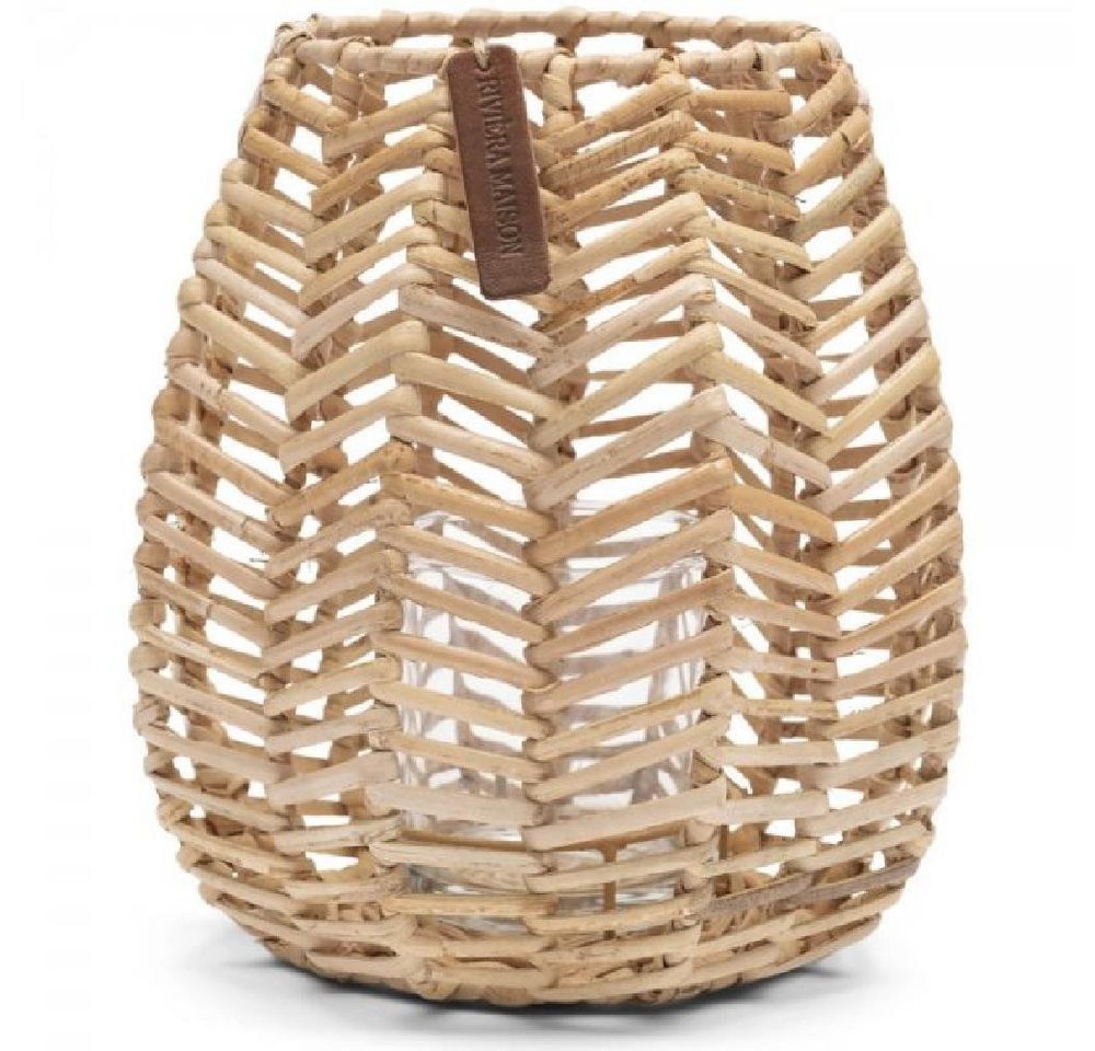 Rivièra Maison Kerzenhalter Kerzenhalter Votive Hexagon Rustic Rattan (21,5cm) von Rivièra Maison