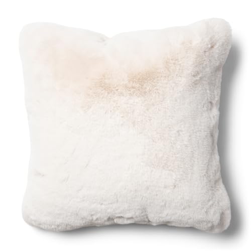 Riviera Maison Kissenbezug Zierkissen Weiß, Kissenhülle, Zierkissenhülle Dekokissen - Heather Kissen mit weichem Fake Bond Rand - Polyester - (LxB) 50x50 von Riviera Maison