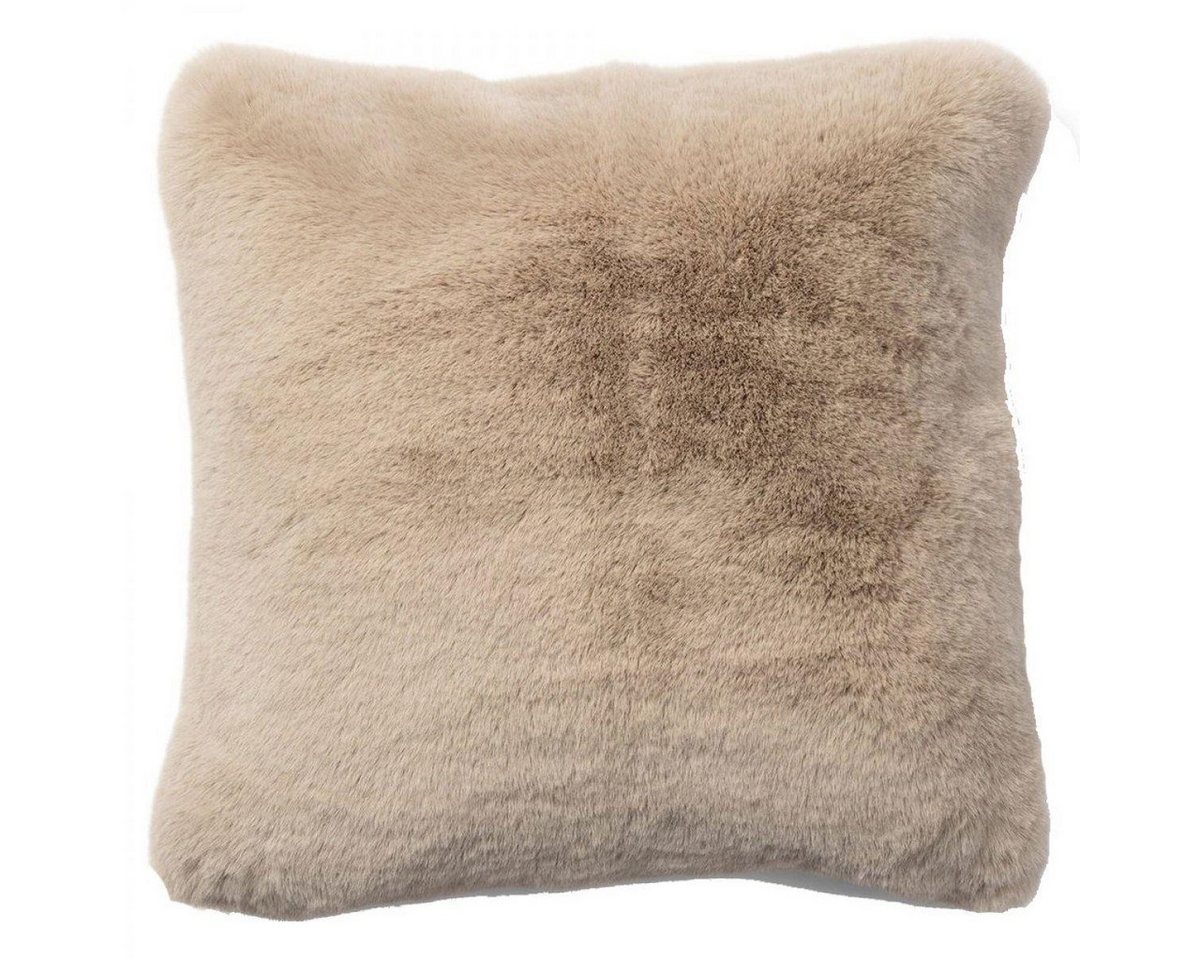 Rivièra Maison Kissenhülle Kissen Alba Kunstpelz Braun (50x50cm) von Rivièra Maison