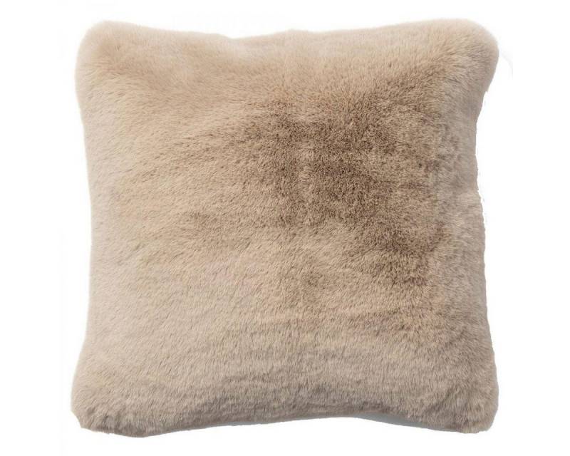 Rivièra Maison Kissenhülle Kissen Alba Kunstpelz Braun (50x50cm) von Rivièra Maison