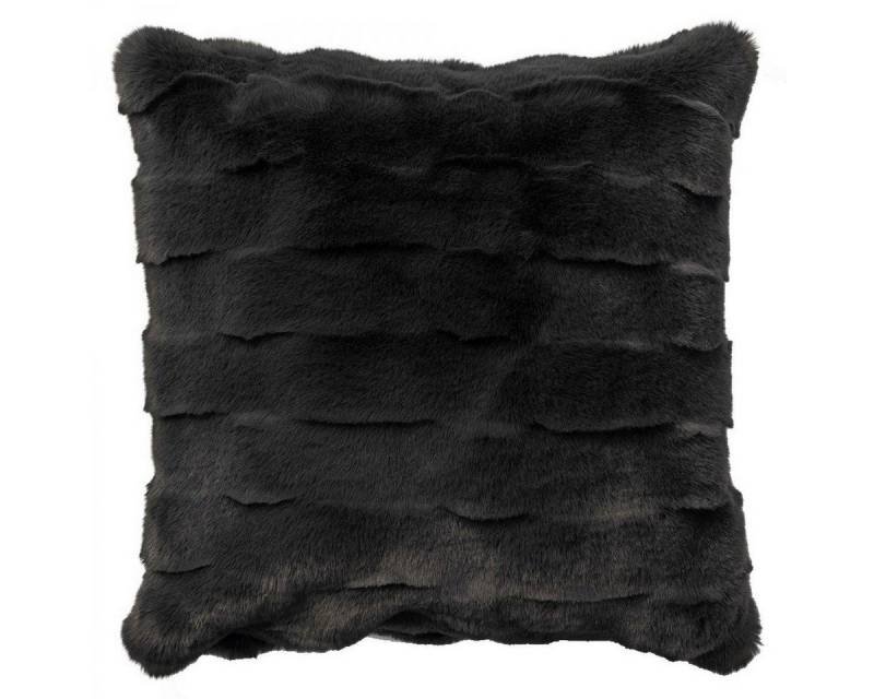 Rivièra Maison Kissenhülle Kissen Elias Kunstpelz Grau (50x50cm) von Rivièra Maison
