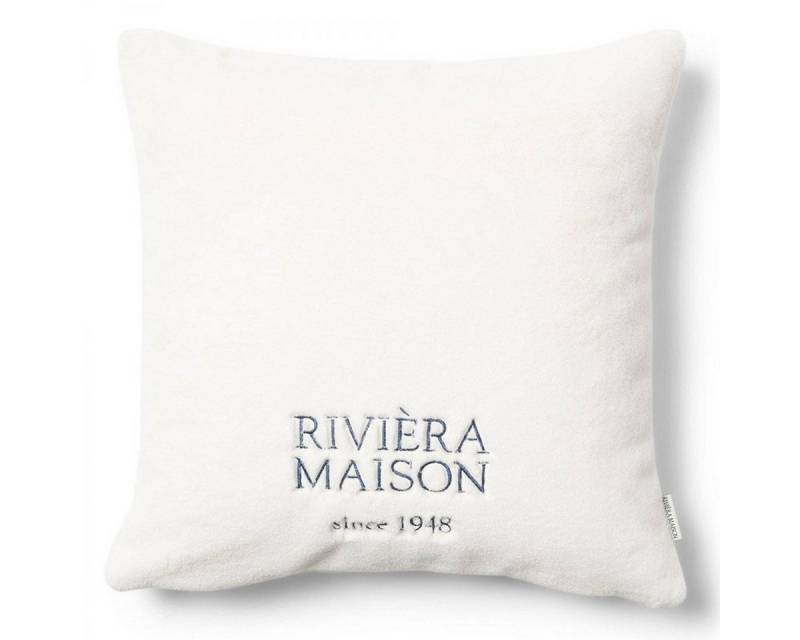 Rivièra Maison Kissenhülle Kissen Morillon Kunstpelz Weiß (50x50cm) von Rivièra Maison