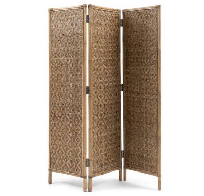 Rivièra Maison Kommode Raumteiler Spanische Wand Canggu Room Divider Rustic Rattan von Rivièra Maison