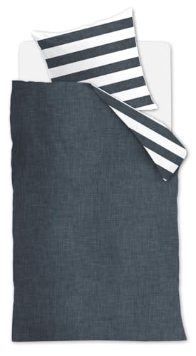 Riviera Maison Lindy Lines bettwäsche-Set 2 TLG. - 155x220 - Marineblau - Baumwolle - mit Reißverschluss Riviera Maison Lindy Lines bettwäsche-Set 2 TLG. - 155x220 - Marineblau - Baumwolle - mit Reißverschluss von Riviera Maison