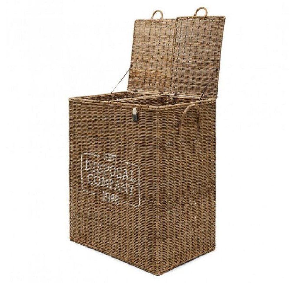 Rivièra Maison Mülleimer Abfallbehälter Disposal Company Rustic Rattan von Rivièra Maison