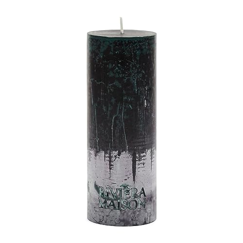 Riviera Maison Pillar Candle ECO black 7x18 - stearine von Riviera Maison