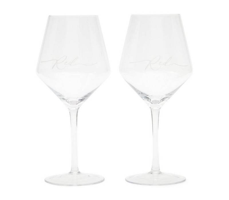 Rivièra Maison Rotweinglas RM Red Wine Glass 2 pcs - 2er Set Rotwein Gläser, Glas von Rivièra Maison