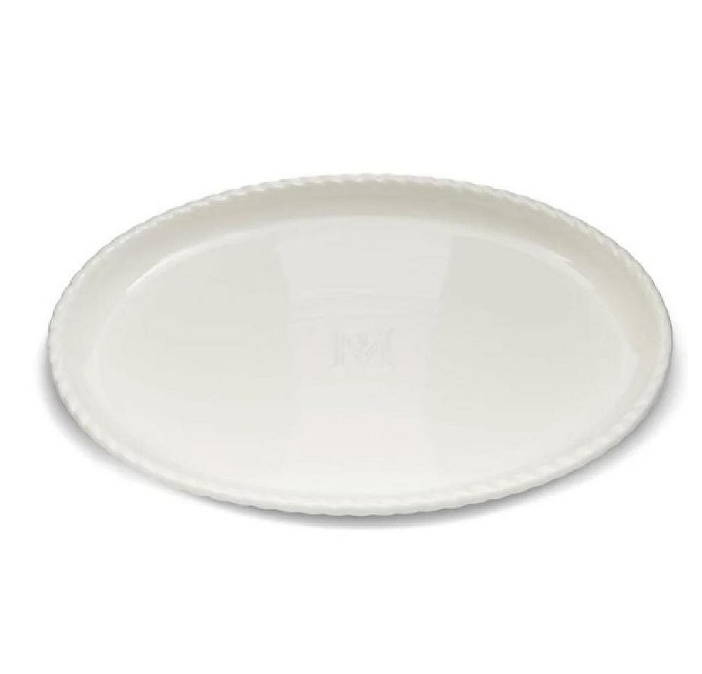 Rivièra Maison Servierplatte Servierplatte Elegant Twist Serving Plate Weiß von Rivièra Maison