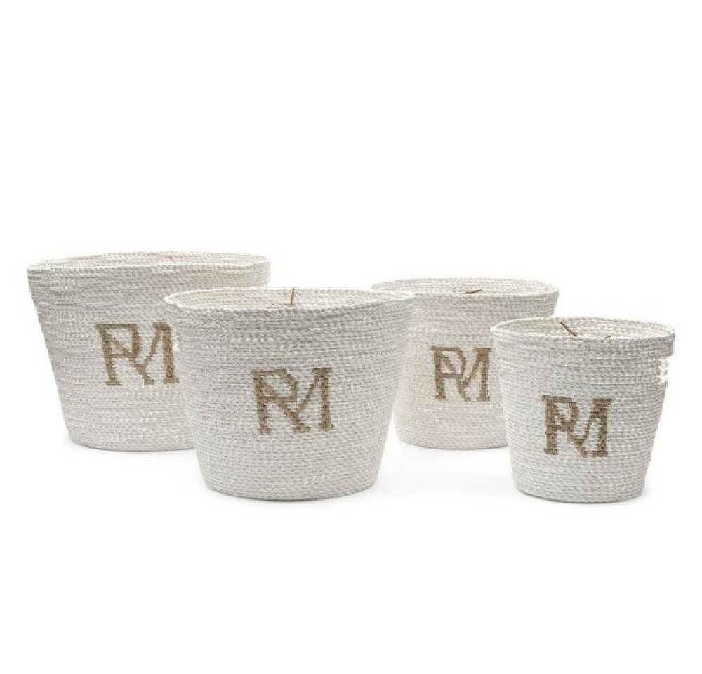 Rivièra Maison Servierschale Korb Set RM Monogram (4er-Set) von Rivièra Maison