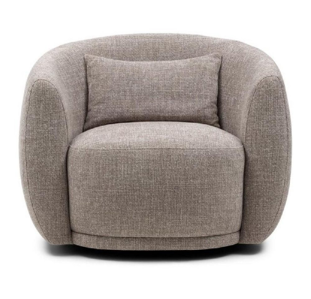 Rivièra Maison Sessel Sessel Leonardo Armchair Taupe (Drehbar) von Rivièra Maison