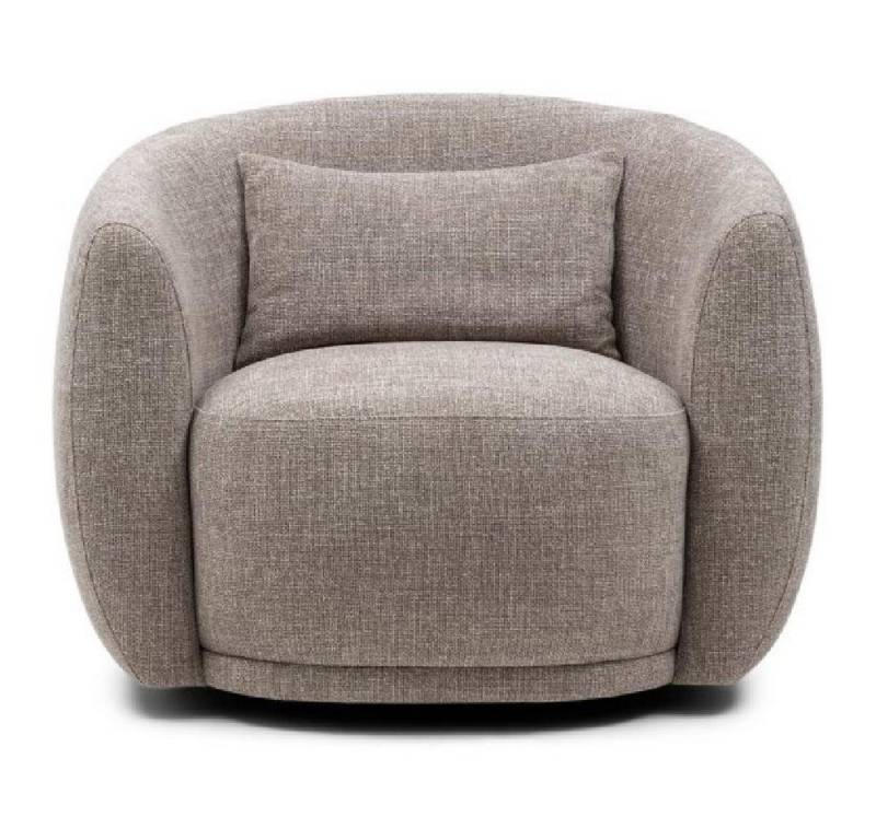 Rivièra Maison Sessel Sessel Leonardo Armchair Taupe (Drehbar) von Rivièra Maison