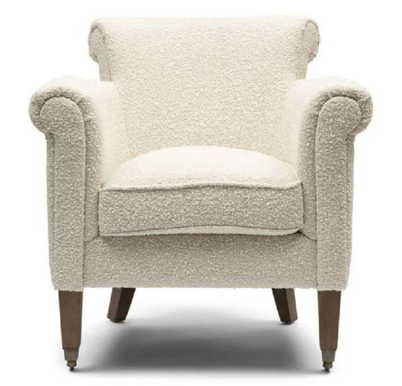 Rivièra Maison Sessel Sessel Paramount Armchair Bouclé Weiß Sand von Rivièra Maison