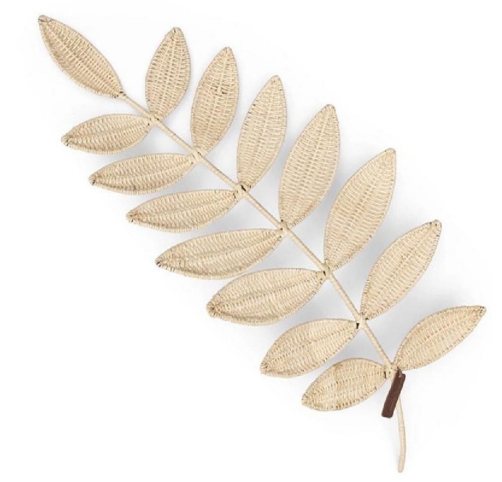 Rivièra Maison Skulptur Dekorationsblatt Botanic Leaf Rattan (80cm) von Rivièra Maison