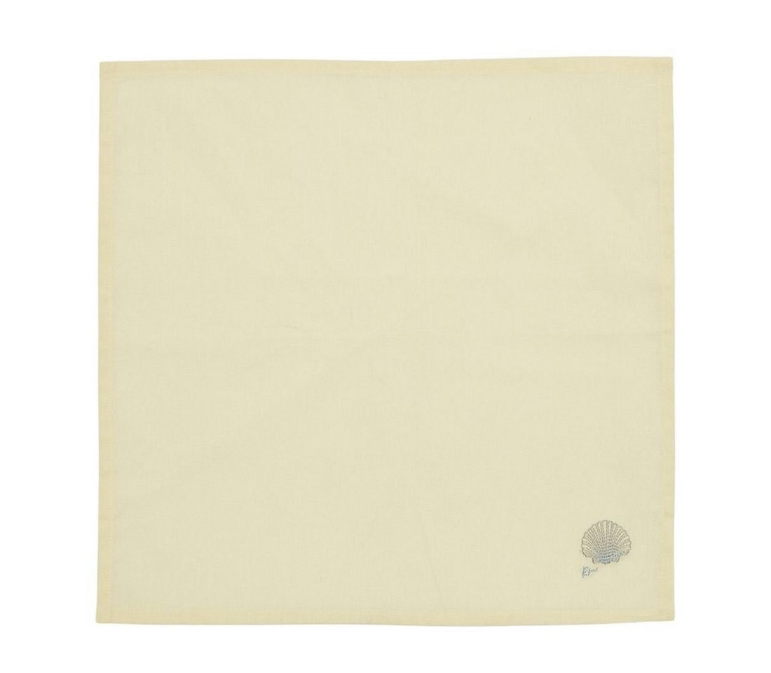 Rivièra Maison Stoffserviette Rivièra Maison Shell Beach Napkin 2 pieces, Stoffservietten von Rivièra Maison