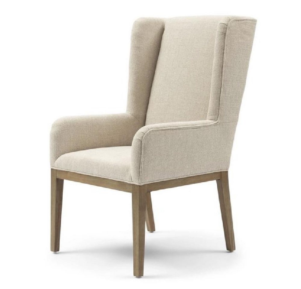 Rivièra Maison Stuhl Esszimmerstuhl Ascot Dining Armchair Glossy Flax von Rivièra Maison