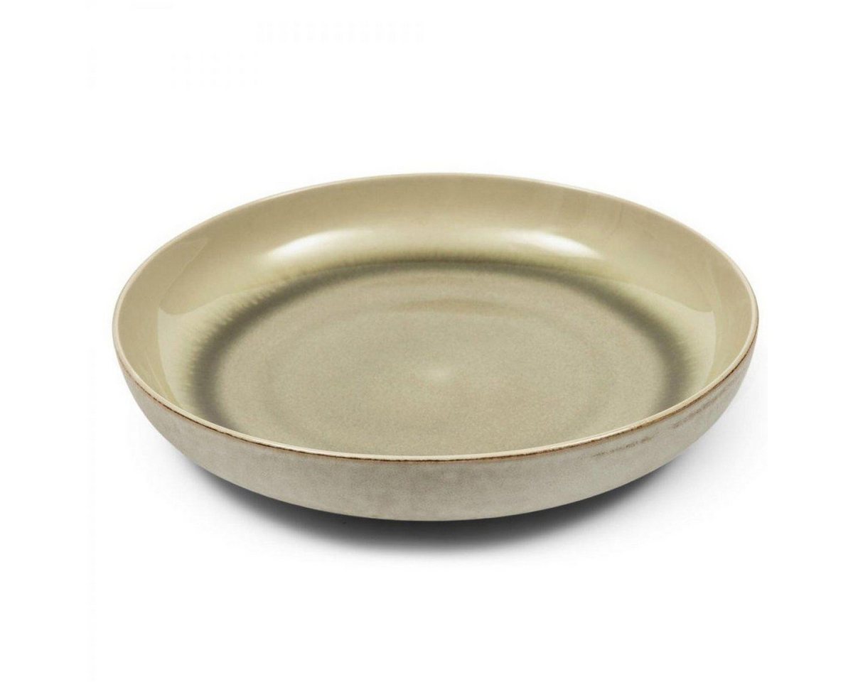 Rivièra Maison Suppenteller Teller Tief Sevran Pasta Plate Grün (22,5cm) von Rivièra Maison