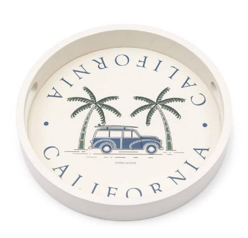 Rivièra Maison Tablett Tablett RM California Mini Tray Round von Rivièra Maison