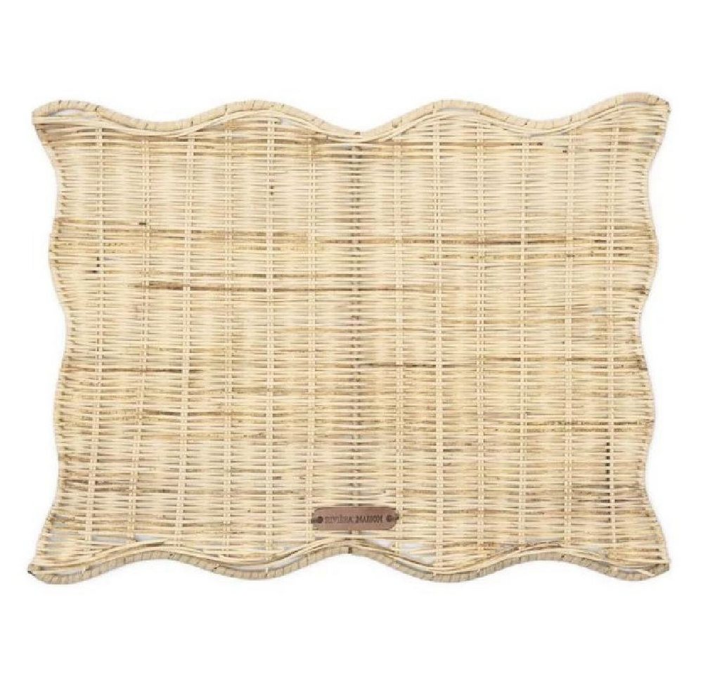 Rivièra Maison Tischdecke Platzset Benoa Placemat Rustic Rattan von Rivièra Maison