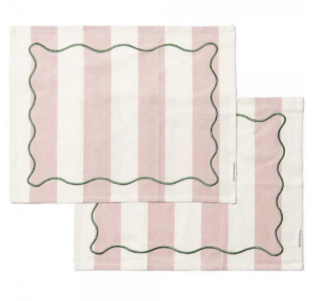 Rivièra Maison Tischdecke Platzset Capri Pink (2-teilig) von Rivièra Maison