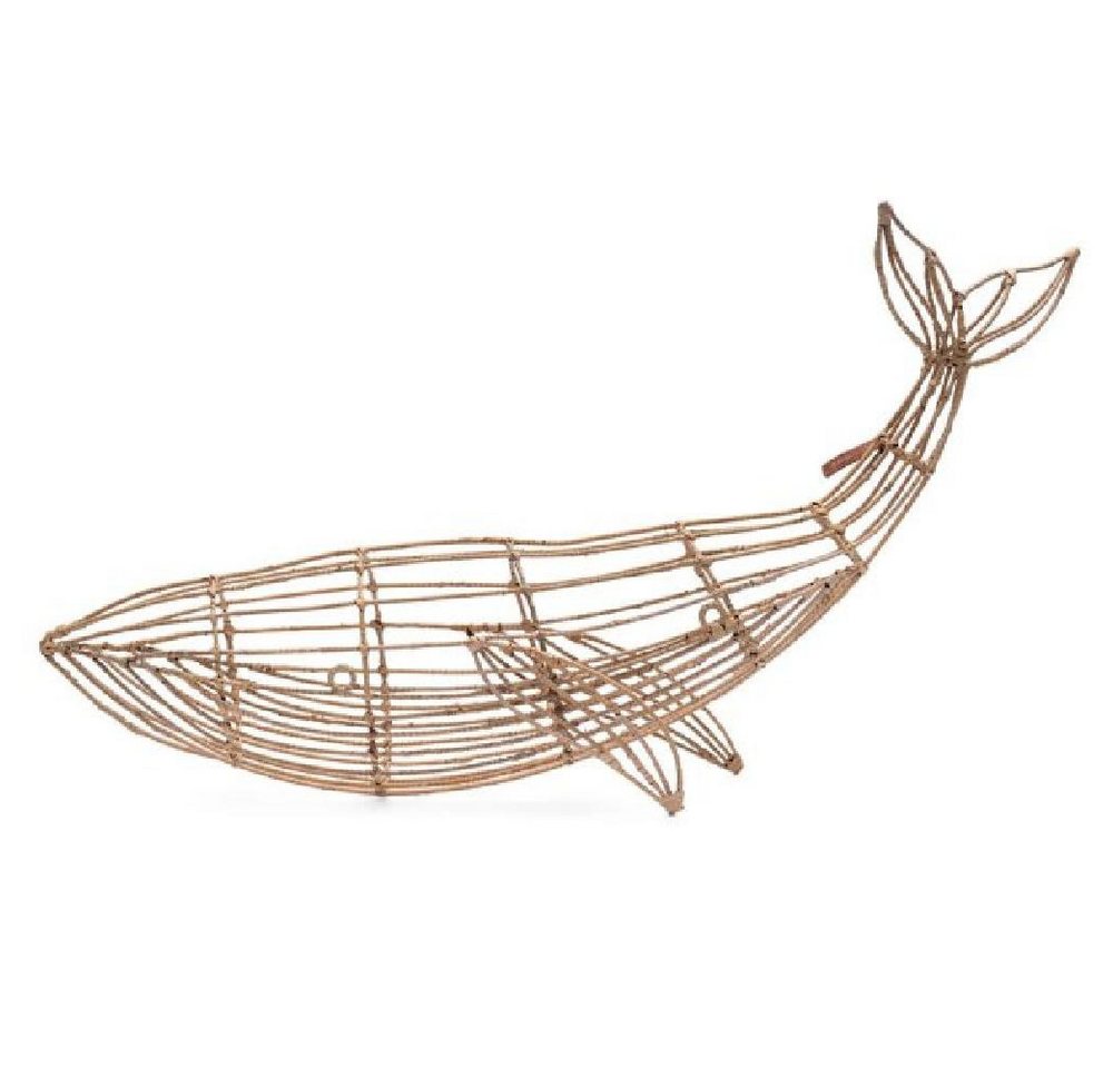 Rivièra Maison Wanddekoobjekt Wanddekoration Wal Rustic Rattan Whale (97cm) von Rivièra Maison