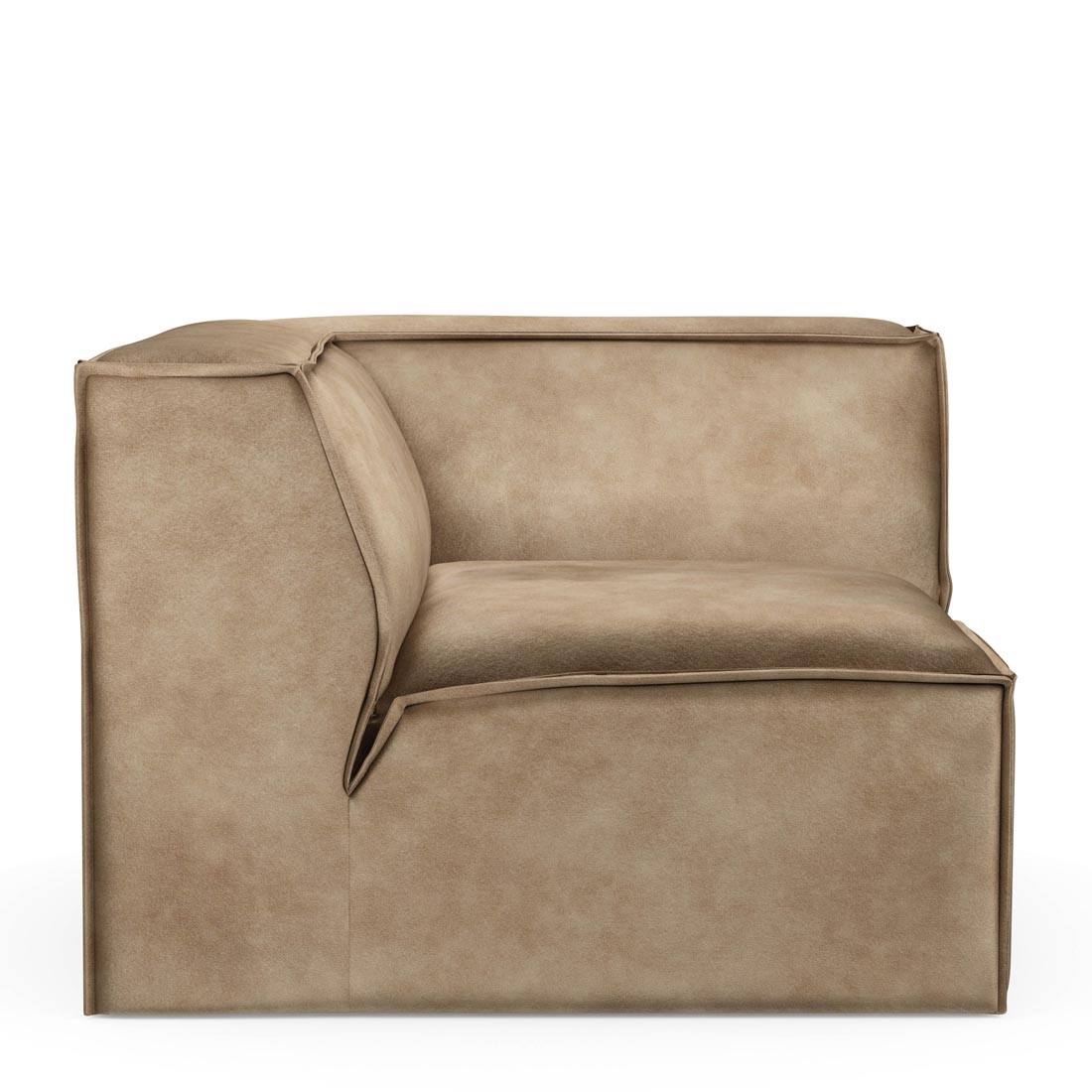 The Jagger Corner, velvet, golden beige von Rivièra Maison