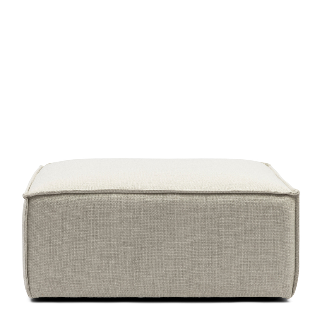 The Jagger Footstool Chalk von Rivièra Maison