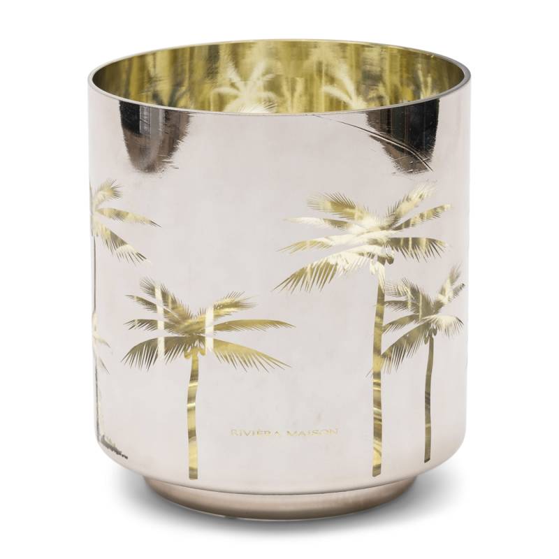 Windlicht RM Palm Groove Glass, M von Rivièra Maison