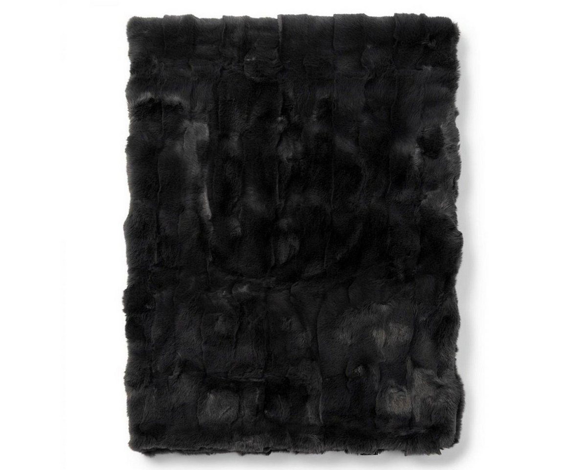 Wohndecke Tagesdecke Elias Kunstpelz Blau (180x130cm), Rivièra Maison von Rivièra Maison