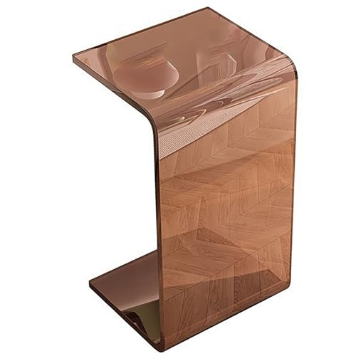 Rivorne Acryl Beistelltisc, Kleiner Moderner Dekorativer Beistelltisch, Kann Horizontal Oder Vertikal Verwendet Werden für Wohnzimmer Oder Büro(Clear,30x60cm/11.8x23.6) von Rivorne