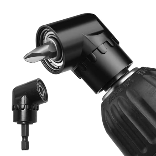 105° Winkelschrauber,Rechtwinkliger Bohrer, Rechtwinkliger Stahlwinkeltreiber, Multifunktions Winkel Bithalter mit 1/4-Zoll Magnetischen Bit Halter,Vorsatz Adapter für das Bohren des Schmalen Raumes von Rixotix