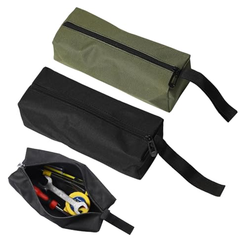 2 Stück Kleine Tragbare Werkzeugtasche Wasserdicht Reißverschluss Aufbewahrungstasche Mehrzweck Verschleißfest Segeltuch Tool Bag 2 Stück Kleine Tragbare Werkzeugtasche Wasserdicht Reißverschluss Aufbewahrungstasche Mehrzweck Verschleißfest Segeltuch Tool Bag von Rixotix