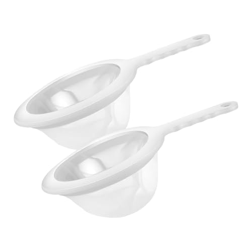 2 Stück Sieb Kunststoffsieb Für Kefir Filter, Sieb Passiersieb, Extra Fein Nylonmaschen Feines Sieb, Küchensieb mit Rutschfesten Griffen, Geeignet zum Filtern von Joghurt, Milchsäurewein und Honig 2 Stück Sieb Kunststoffsieb Für Kefir Filter, Sieb Passiersieb, Extra Fein Nylonmaschen Feines Sieb, Küchensieb mit Rutschfesten Griffen, Geeignet zum Filtern von Joghurt, Milchsäurewein und Honig von Rixotix