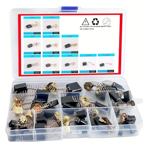 30 Stück Elektrowerkzeug Kohlebürsten Ersatz,10 Größen Größen Kann Realisiert Werden Power Tool Carbon Brushes Replacement 30 Stück Elektrowerkzeug Kohlebürsten Ersatz,10 Größen Größen Kann Realisiert Werden Power Tool Carbon Brushes Replacement von Rixotix