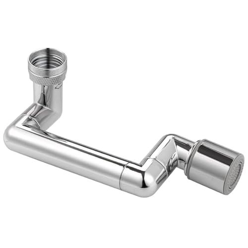 Wasserhahn Aufsatz, Drehbarer Wasserhahn Verlängerung, 1440 Grad Drehbarer Multifunktionaler Verlängerungshahn für Wasserhähne Küche Sieb Wasserspareinsatz Verlängerungshahn Wasserhahn Aufsatz, Drehbarer Wasserhahn Verlängerung, 1440 Grad Drehbarer Multifunktionaler Verlängerungshahn für Wasserhähne Küche Sieb Wasserspareinsatz Verlängerungshahn von Rixotix