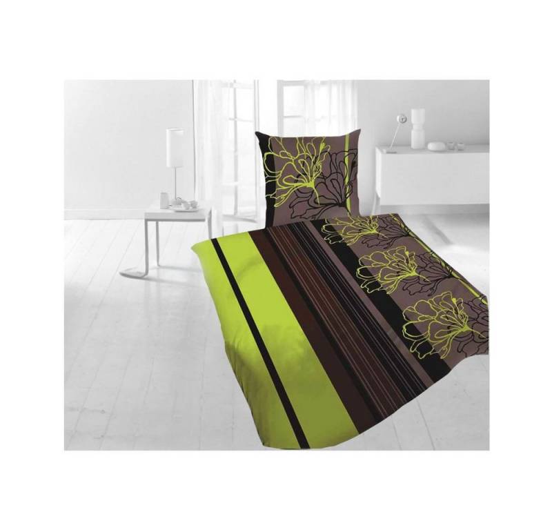 Riyashop Bettwäsche 1 x Bettwäsche Garnitur Bettbezug Microfaser 135x200 David B von Riyashop