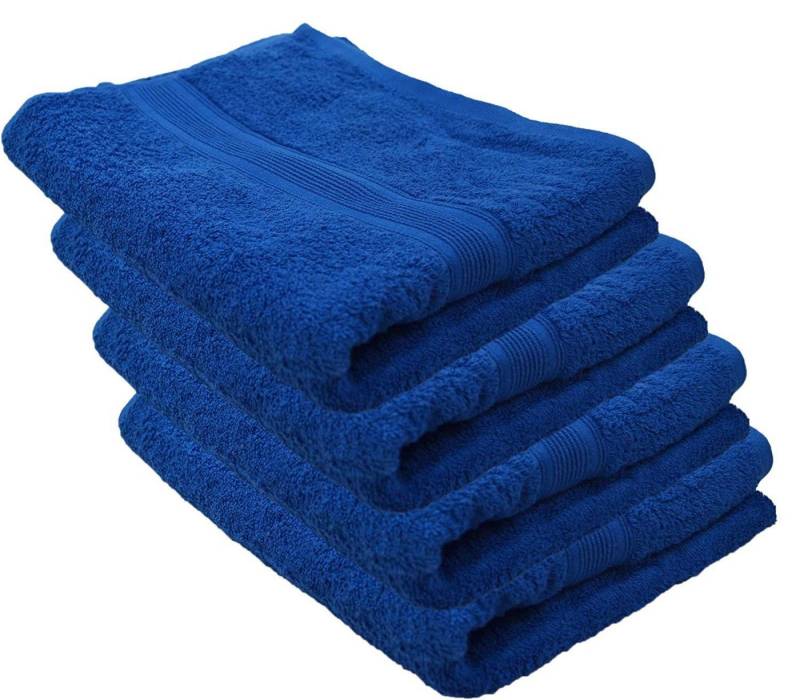 Riyashop Haushaltshobel Bade-Handtuch Sauna Strand 500 g/m² R Blau 2 x 1 X 30x50 1 X 100x150 von Riyashop