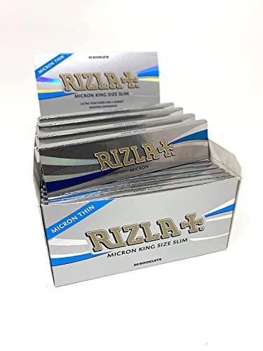 RIZLA Micron Zigarettenpapier, ultradünn, King Size, silberfarben von Rizla