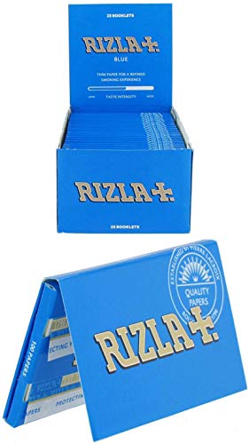 Rizla + Blau Zigarettenpapier, 25 Heftchen von Rizla